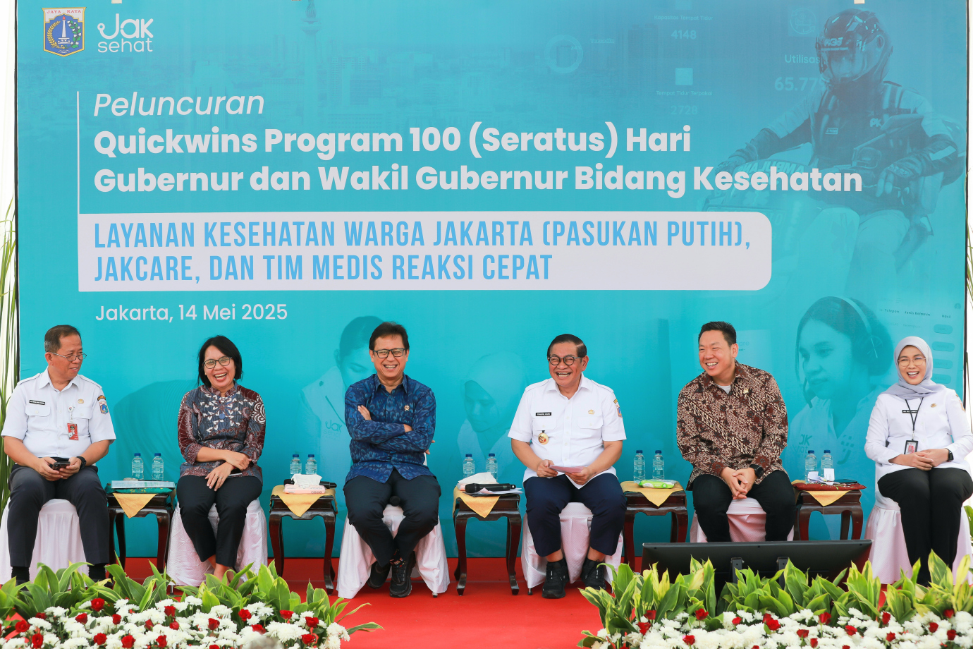 Pramono Luncurkan Tiga Layanan Kesehatan: Pasukan Putih, JakCare, dan JakAmbulans