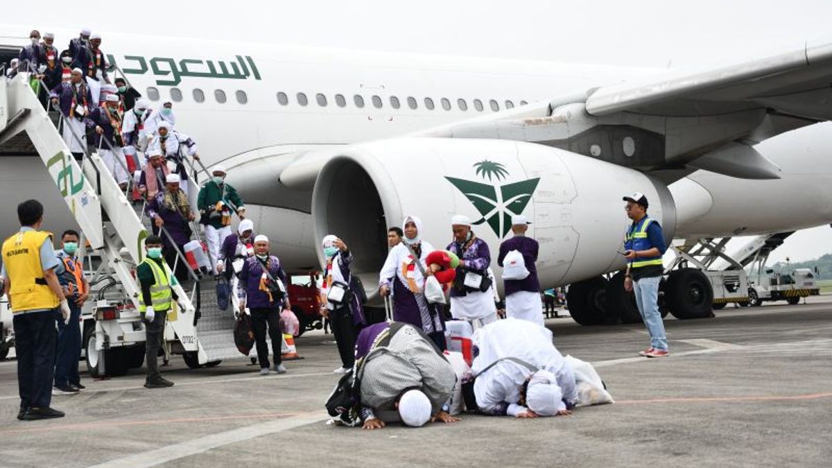 Sebanyak 74.447 Jemaah Haji Reguler Sudah Tiba di Indonesia