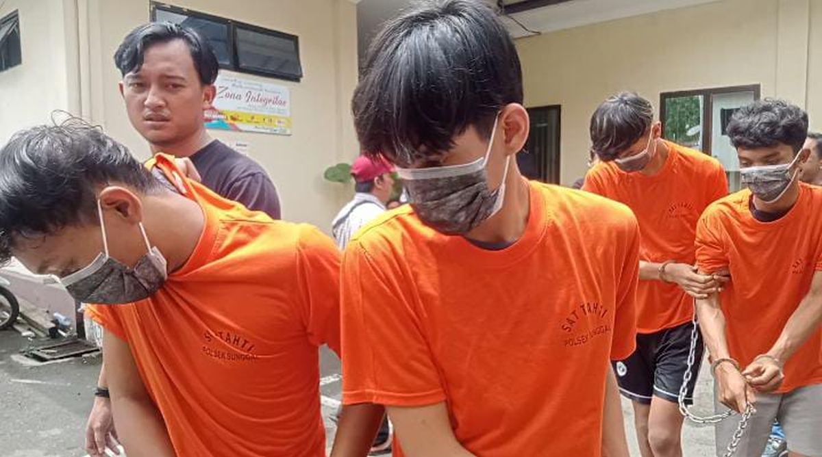 Beraksi di 7 TKP, Polisi Tembak 4 Anggota Komplotan Curanmor di Bandar Lampung