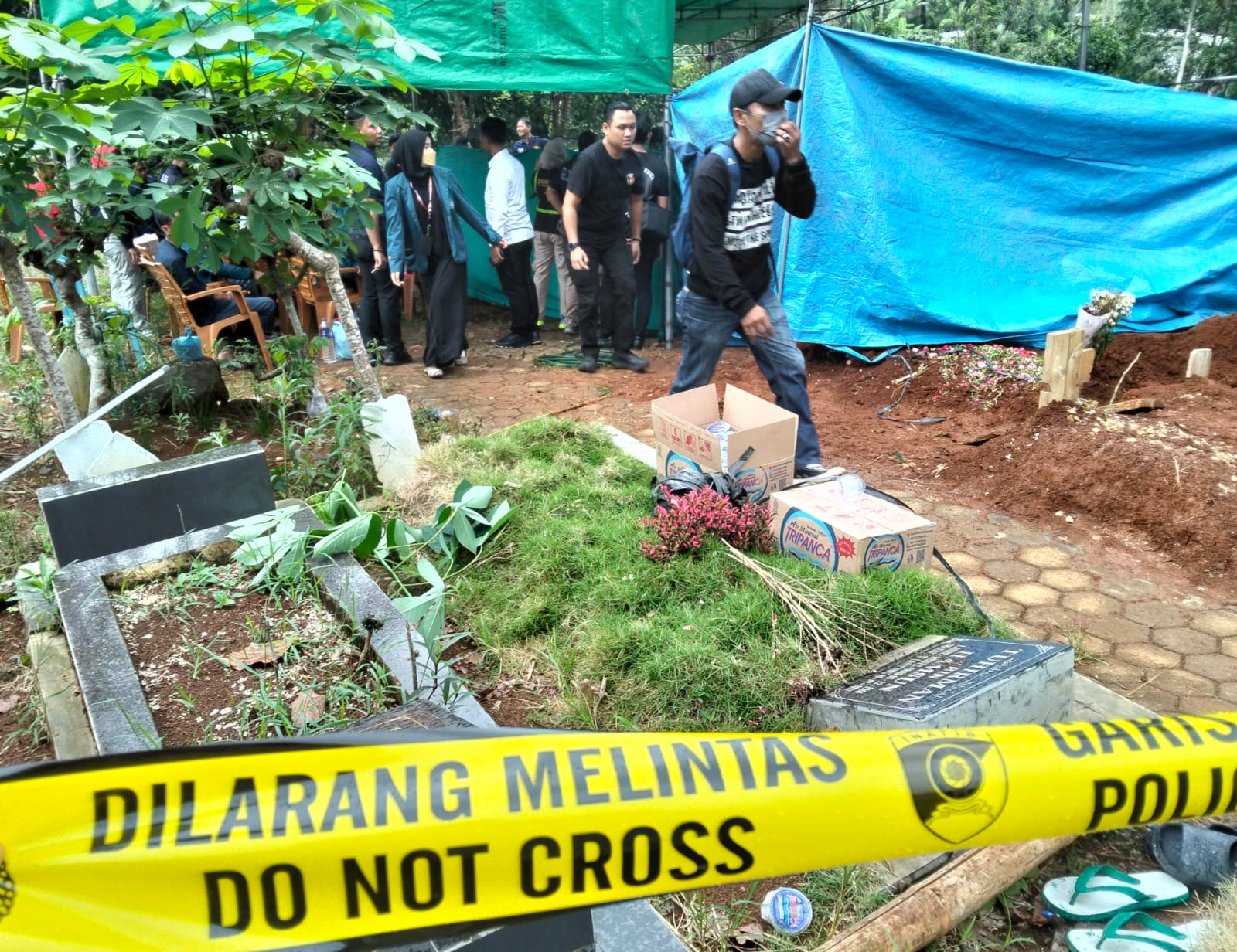 Polisi Bongkar Makam Mahasiswa Unila yang Diduga Jadi Korban Kekerasan Senior